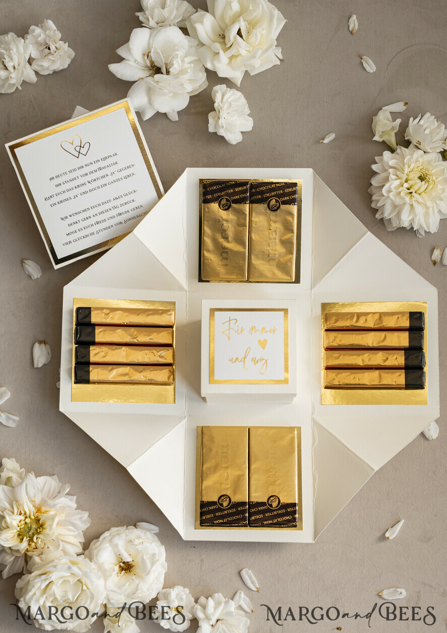 FRISCH VERHEIRATETES PAAR GESCHENKE Geldgeschenk zur Hochzeit Personalisierte Hochzeits-Geschenkbox Geldgeschenk zur Hochzeit – Exploding Box als stilvolle und persönliche Überraschung