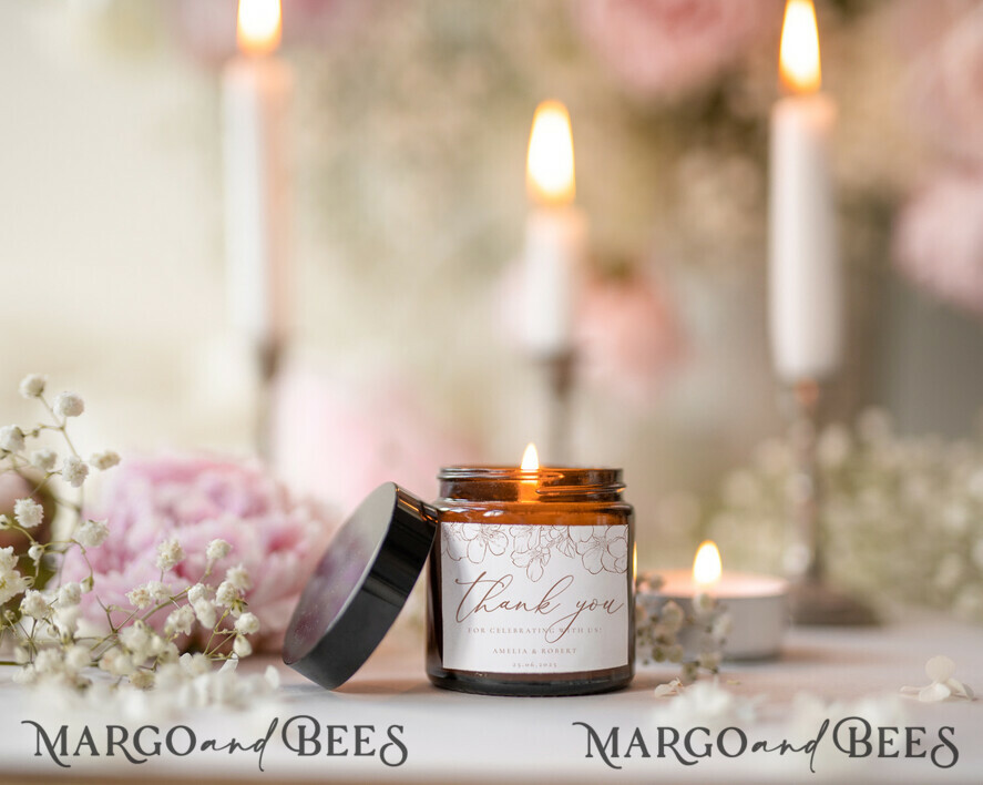 HOCHZEITSGESCHENKE Hochzeitskerze Hochzeitsgeschenke für Gäste im Großhandel Sojawachs Kerze, Hochzeitsgeschenke im Großhandel - Kerzen, Hochzeitsrustikale Geschenke, einzigartige Geschenke Apothekerkerze, Dankeschön Geschenke für Gäste
