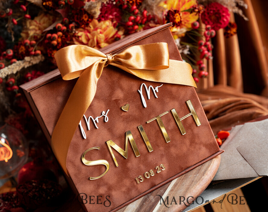 KARTONBOXEN  
 Samtkartenboxen Terrakotta Geschenkkartenbox, Samt Herbsthochzeits-Wunschbrunnen Geldgeschenkkartenbox, Rost personalisierte Hochzeitskartenbox, Kupfer Luxus Kartenbox, Burnt Orange Hochzeitskartenbox mit Deckel, Burnt Orange Hochzeitsgeldbox, Hochzeitskartenbox