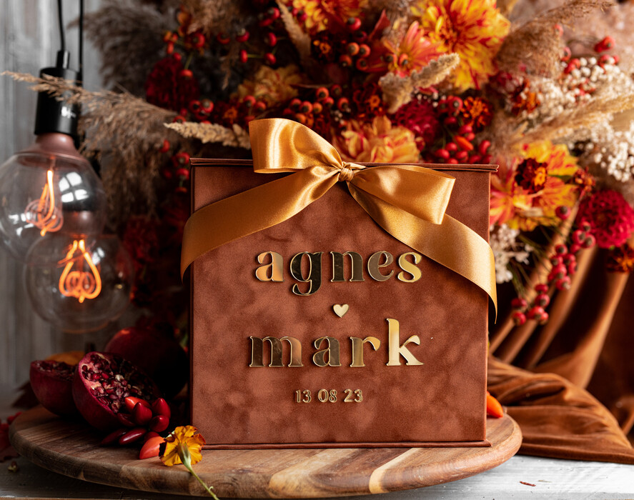 KARTONBOXEN  
 Samtkartenboxen Terracotta Fall Card Box und Arch Acrylkarten & Geschenke Clear Sign, Samt Rost Hochzeitskartenbox mit Deckel, verbranntes Orange Hochzeitsgeldbox, Kupfer Hochzeitskartenbox Karten und Geschenkbogen Acrylsignset
