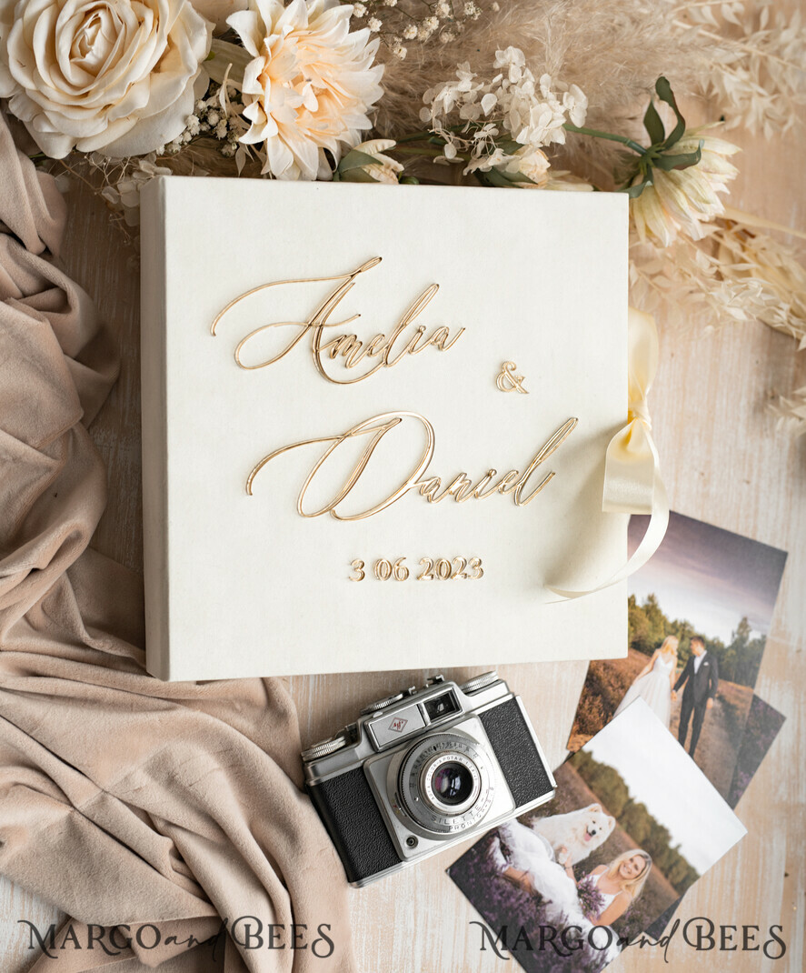 FOTOALBUM/ FOTOBOX Velvet Foto Box Fotografen Box Elfenbein Große Samt Foto Box, Gold Fotografen Box, Hochzeits Erinnerungsbox, Gold Spiegel Maßgeschneiderte Erinnerungsbox, Fotografen Geschenke für Klienten, Hochzeitsbilder Verpackung, Maßgeschneiderte Fotobox
