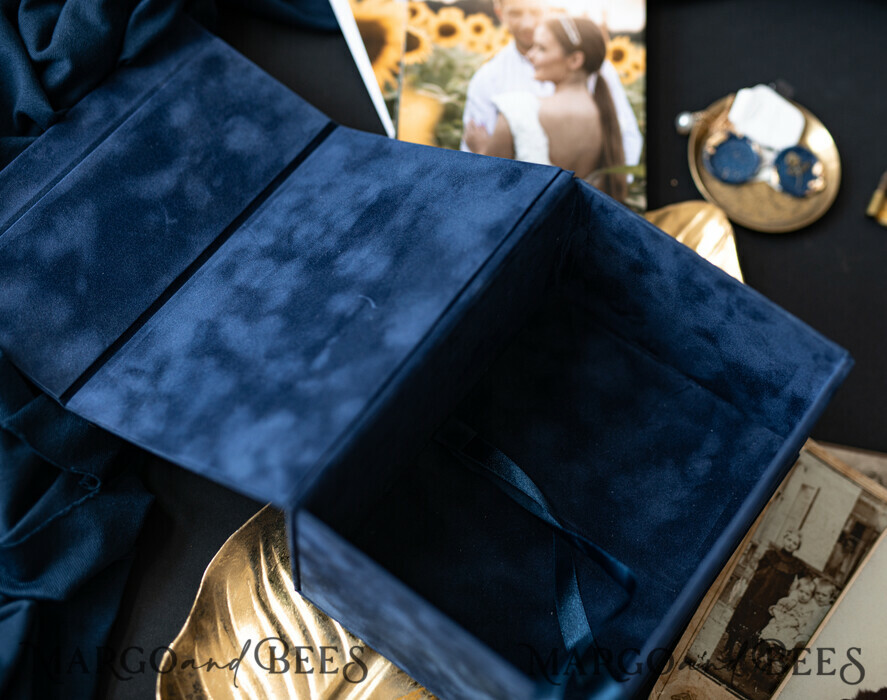 FOTOALBUM/ FOTOBOX Velvet Foto Box Fotografen Box Samtkasten für Fotos Fotografenbox Hochzeitsgedächtnisbox, individuelle Erinnerungsbox, Fotografengeschenke für Kunden, Verpackung für Hochzeitsbilder, individuelle Fotokiste