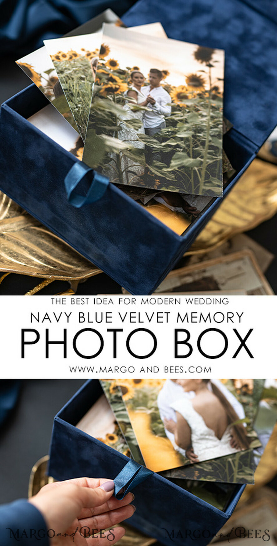 FOTOALBUM/ FOTOBOX Velvet Foto Box Fotografen Box Samtkasten für Fotos Fotografenbox Hochzeitsgedächtnisbox, individuelle Erinnerungsbox, Fotografengeschenke für Kunden, Verpackung für Hochzeitsbilder, individuelle Fotokiste