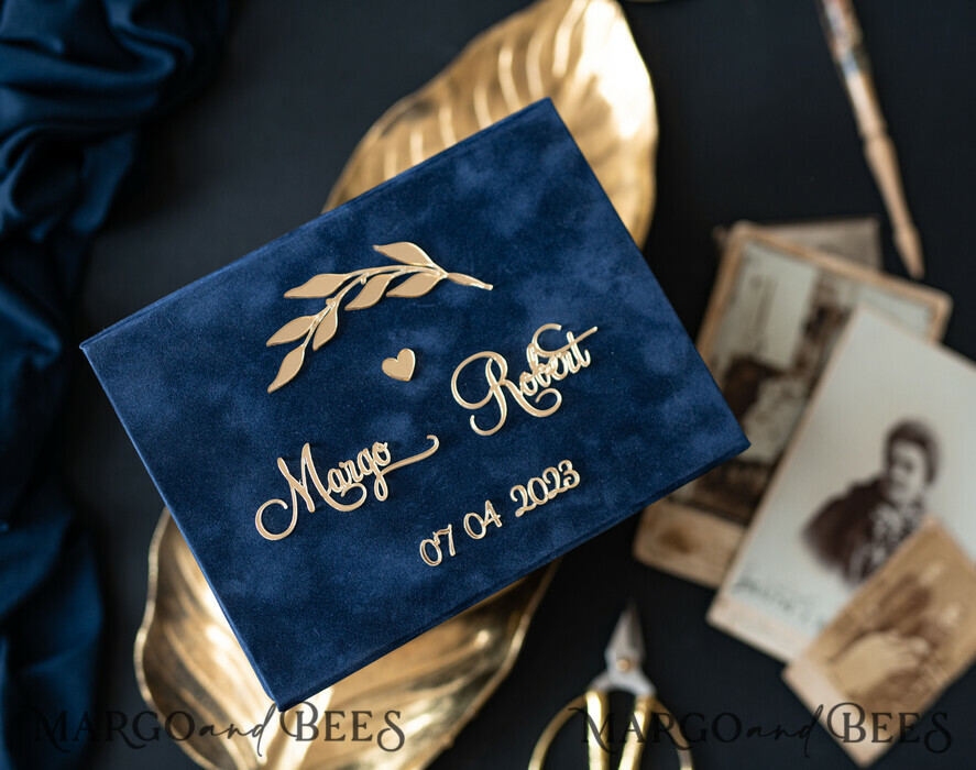 FOTOALBUM/ FOTOBOX Velvet Foto Box Fotografen Box Samtkasten für Fotos Fotografenbox Hochzeitsgedächtnisbox, individuelle Erinnerungsbox, Fotografengeschenke für Kunden, Verpackung für Hochzeitsbilder, individuelle Fotokiste