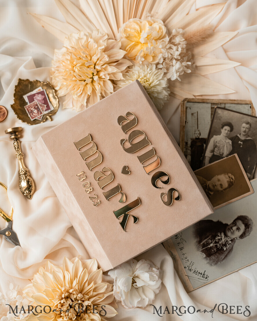 FOTOALBUM/ FOTOBOX Velvet Foto Box Fotografen Box Tan Samt Foto Box Fotografen Box Hochzeits Erinnerungsbox, Beige Individuelle Andenken Box, Taupe Fotografen Geschenke für Kunden, Hochzeitsbilder Verpackung, Individuelle Fotografie Nackt Box