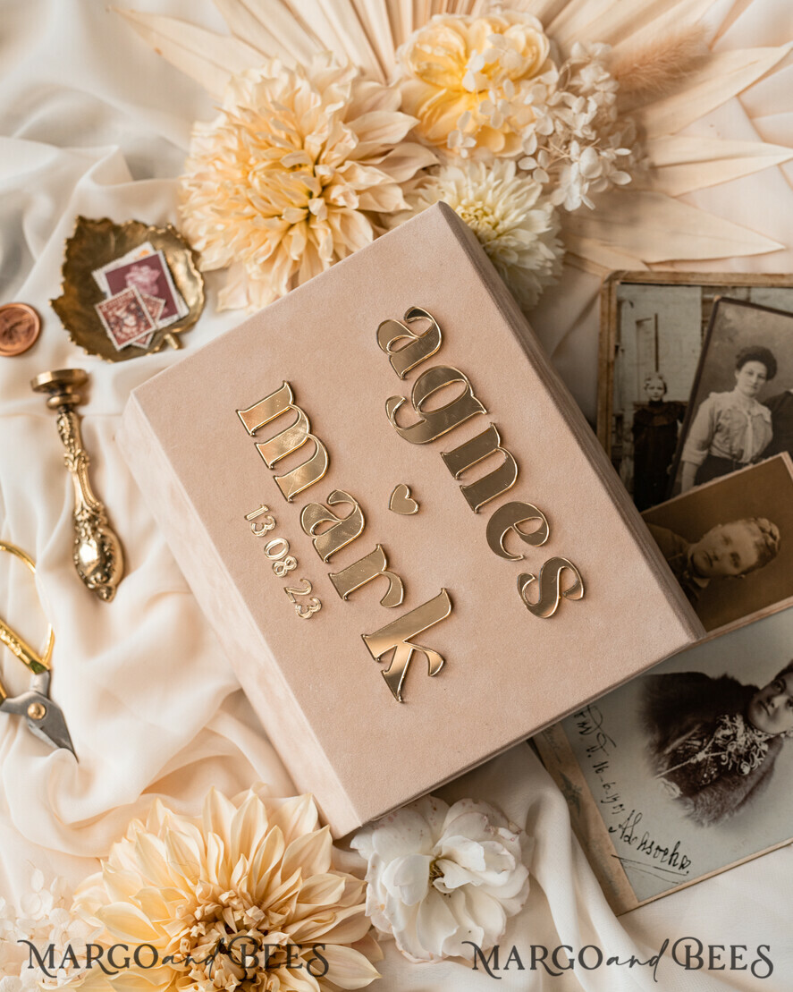 FOTOALBUM/ FOTOBOX Velvet Foto Box Fotografen Box Tan Samt Foto Box Fotografen Box Hochzeits Erinnerungsbox, Beige Individuelle Andenken Box, Taupe Fotografen Geschenke für Kunden, Hochzeitsbilder Verpackung, Individuelle Fotografie Nackt Box