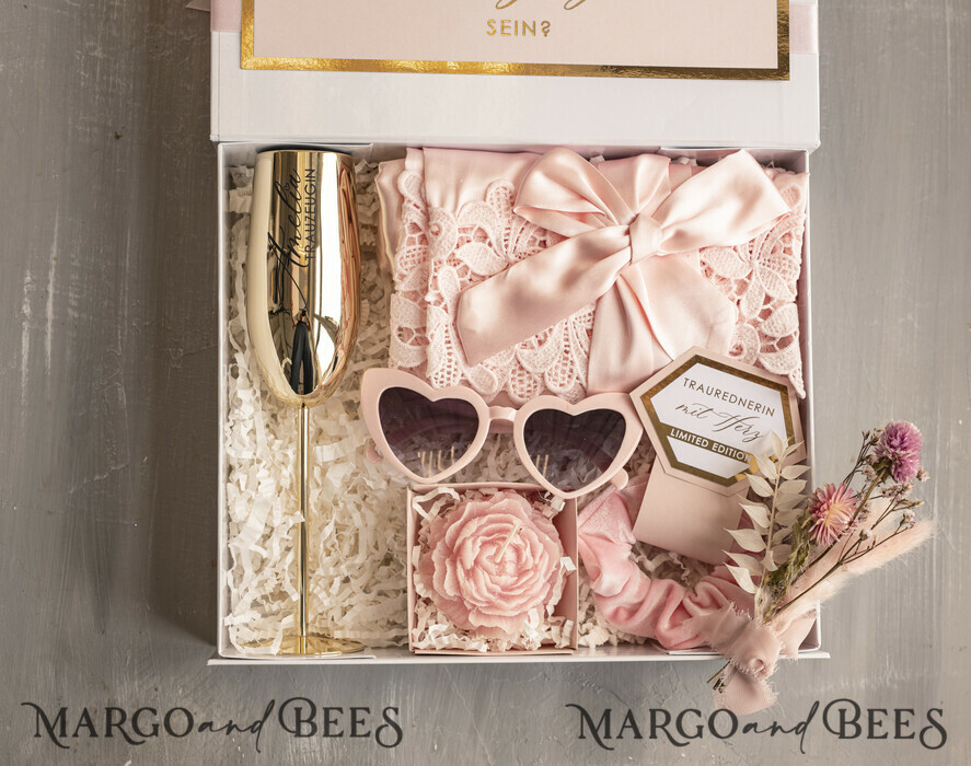 Brautjungfer/Trauzeuge Box Trauzeugin Geschenk Fragen Box XXL Trauzeugin Geschenkfragen Box, Brautjungfer Trauzeuge, Geschenkschachtel, Trauzeuge Fragen Möchtest Du meine Trauzeugin sein Box