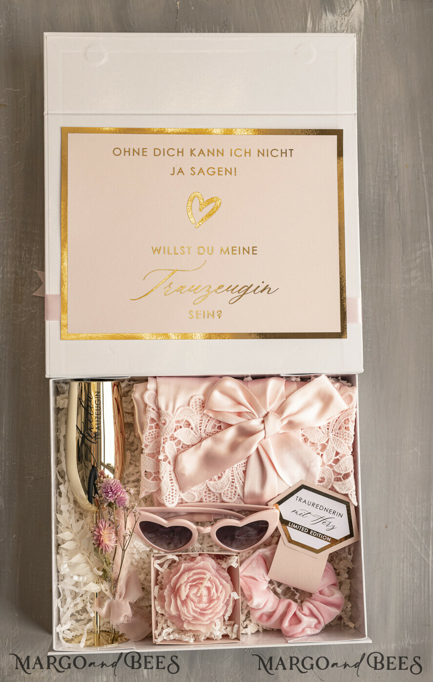 Brautjungfer/Trauzeuge Box Trauzeugin Geschenk Fragen Box XXL Trauzeugin Geschenkfragen Box, Brautjungfer Trauzeuge, Geschenkschachtel, Trauzeuge Fragen Möchtest Du meine Trauzeugin sein Box