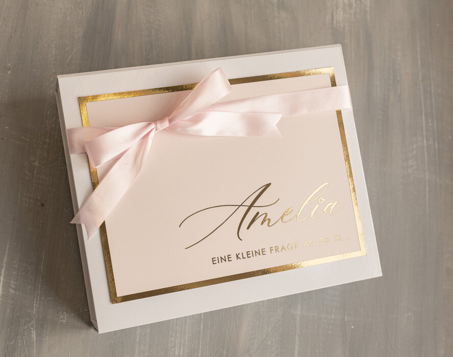 Brautjungfer/Trauzeuge Box Trauzeugin Geschenk Fragen Box XXL Trauzeugin Geschenkfragen Box, Brautjungfer Trauzeuge, Geschenkschachtel, Trauzeuge Fragen Möchtest Du meine Trauzeugin sein Box