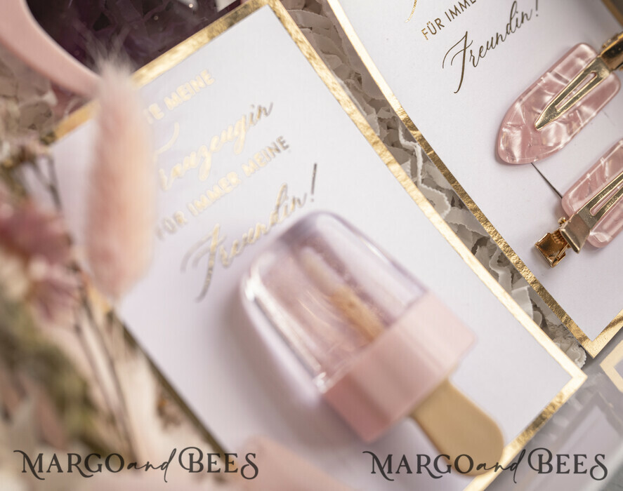 Brautjungfer/Trauzeuge Box Trauzeugin Geschenk Fragen Box XXL Trauzeugin Geschenk Fragen Box, Brautjungfer Trauzeuge, Möchtest Du meine Trauzeugin sein Box, Geschenkschachtel, Trauzeuge Fragen
