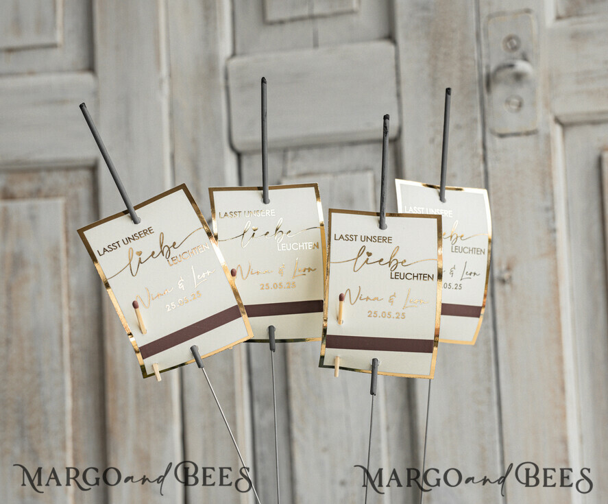 HOCHZEITSGESCHENKE Gastgeschenke Hochzeit Hochzeit Wunderkerzen Etiketten Personalisierte. Für Hochzeit, Party, Jubiläum oder zur Verlobung.