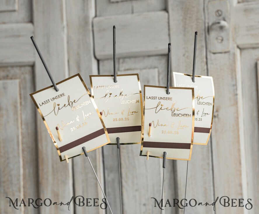HOCHZEITSGESCHENKE Gastgeschenke Hochzeit Hochzeit Wunderkerzen Etiketten Personalisierte. Für Hochzeit, Party, Jubiläum oder zur Verlobung.