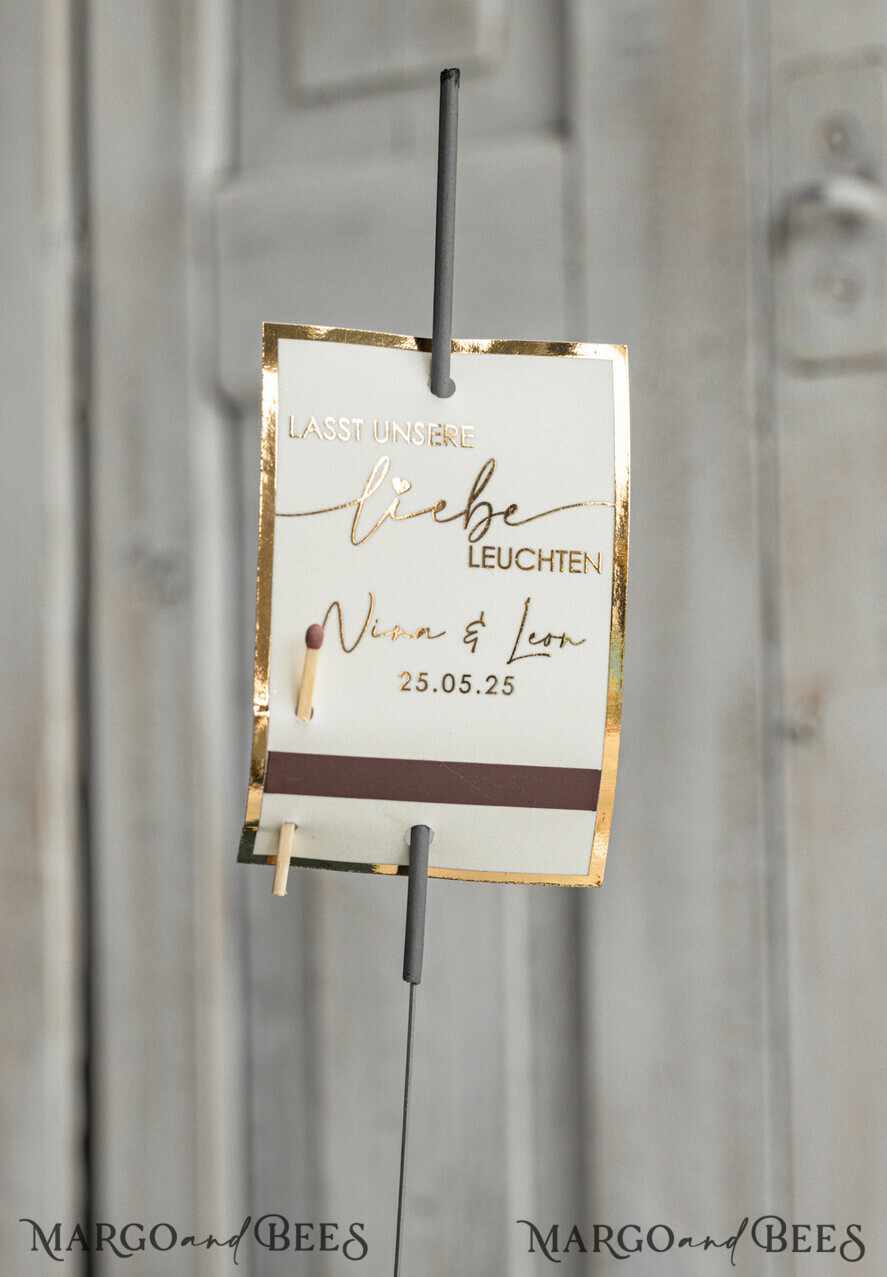 HOCHZEITSGESCHENKE Gastgeschenke Hochzeit Hochzeit Wunderkerzen Etiketten Personalisierte. Für Hochzeit, Party, Jubiläum oder zur Verlobung.