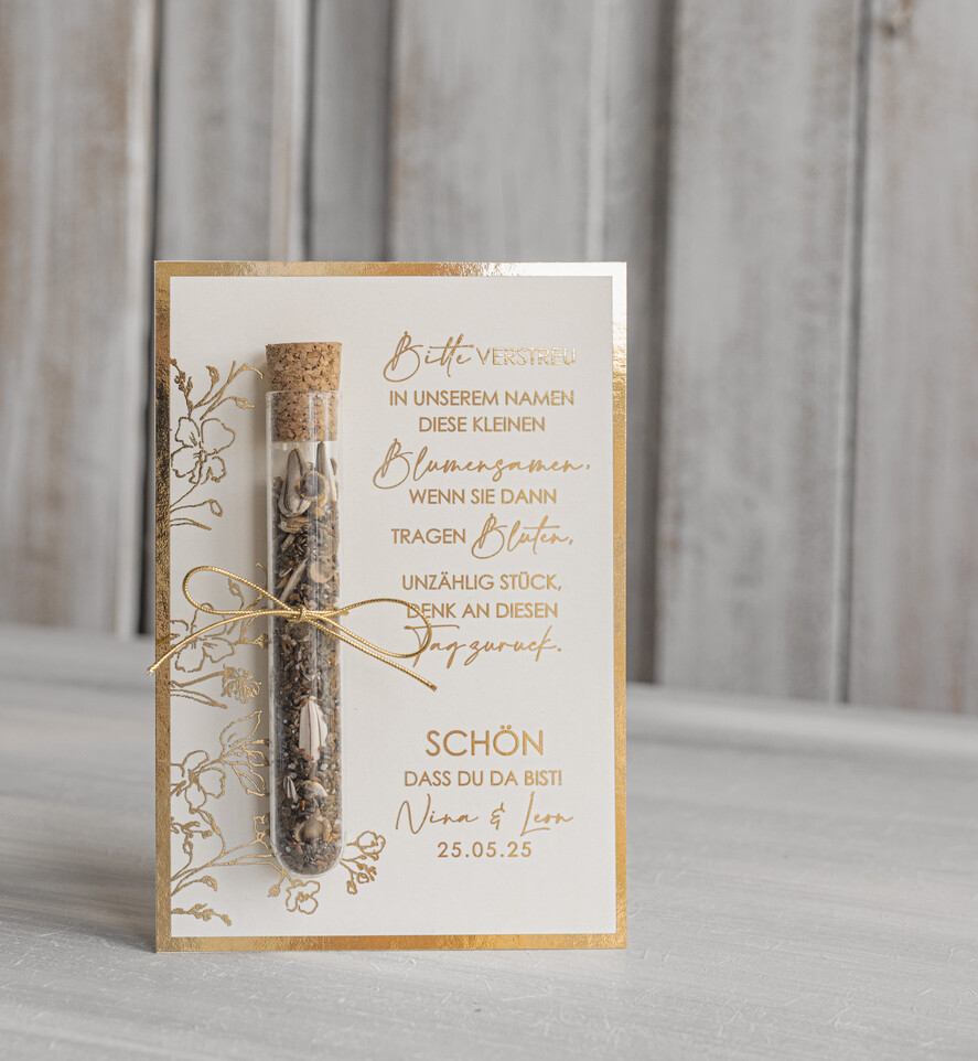 HOCHZEITSGESCHENKE Gastgeschenke Hochzeit Personalisierte Gastgeschenke Hochzeit mit Blumensamen Reagenzglas, personalisiertes Gastgeschenk Hochzeit Samen handgemachtes Gastgeschenk Hochzeit Brautpaar