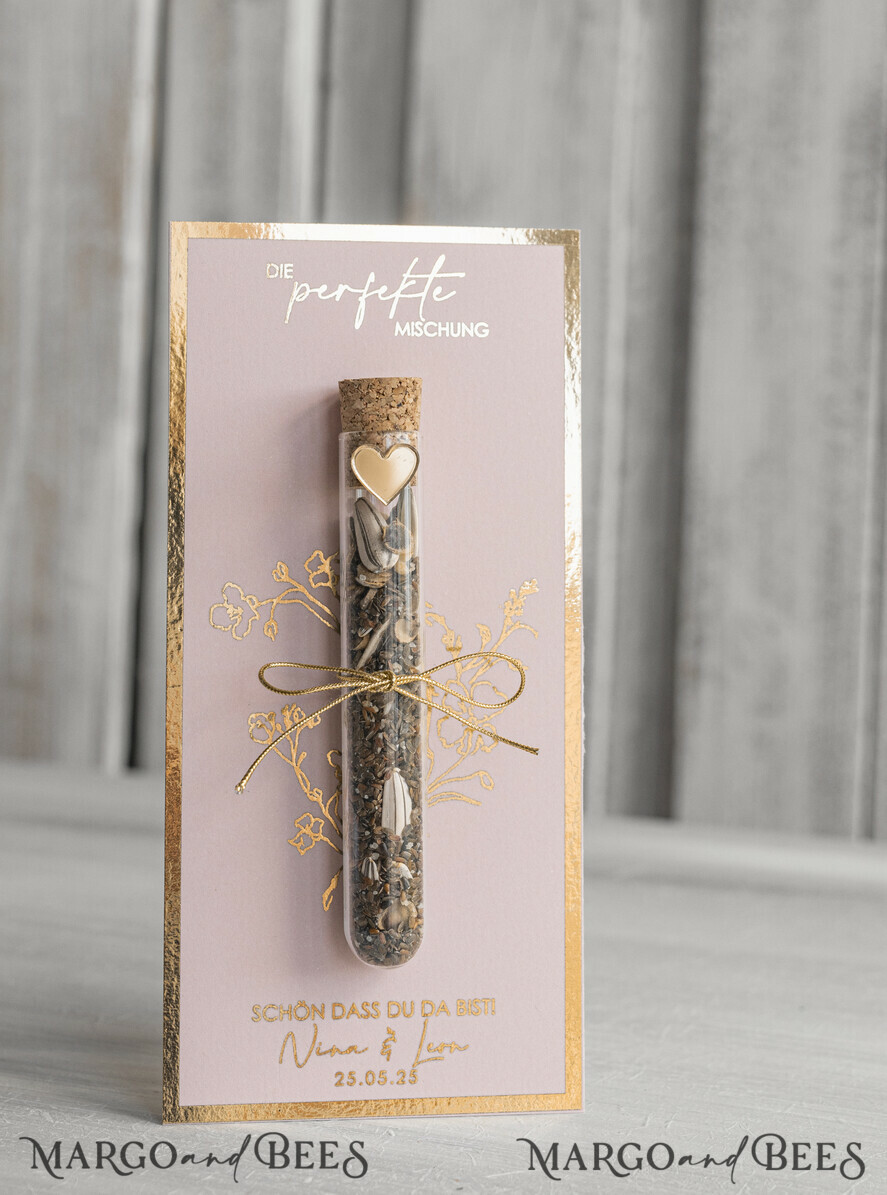 HOCHZEITSGESCHENKE Gastgeschenke Hochzeit Personalisierte Gastgeschenke Hochzeit mit Blumensamen Reagenzglas, personalisiertes Gastgeschenk Hochzeit Samen handgemachtes Gastgeschenk Hochzeit Brautpaar