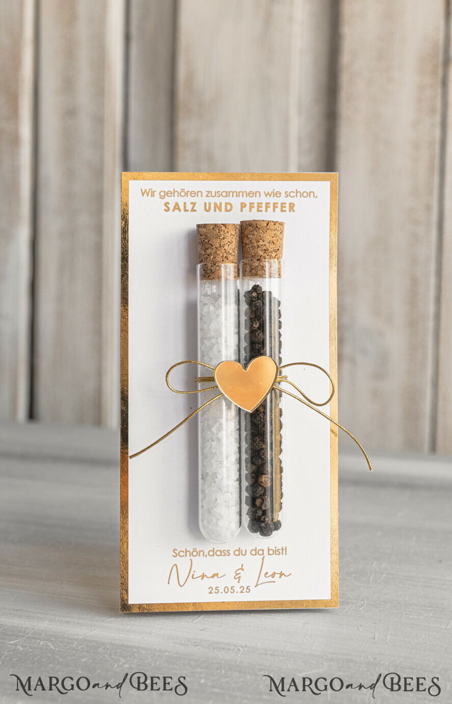HOCHZEITSGESCHENKE Gastgeschenke Hochzeit Gastgeschenke Hochzeit, wir gehören zusammen wie Salz und Pfeffer. Gastgeschenk Pfeffer & Salz für Eure Hochzeitsgäste, Gastgeschenk Hochzeit Brautpaar Pfeffer & Salz mit Namen.