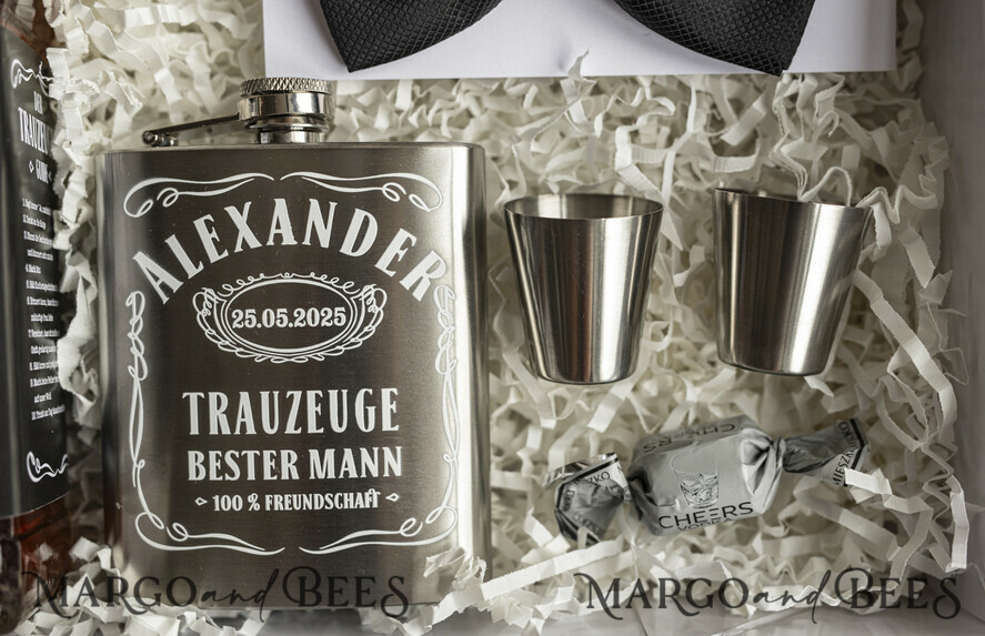 Brautjungfer/Trauzeuge Box Trauzeuge Fragen Geschenkbox Trauzeuge Fragen Geschenkbox Willst du mein Trauzeuge sein