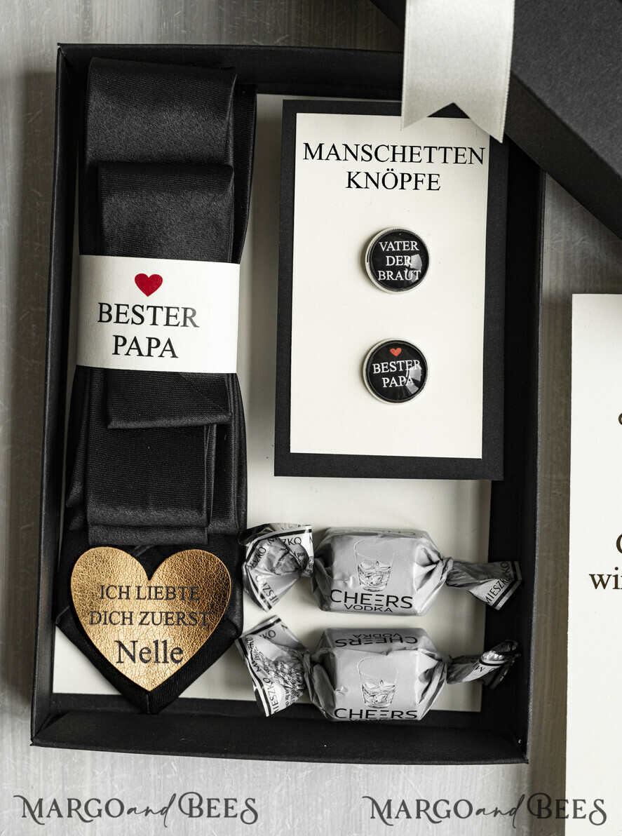 Geschenk für die Eltern Papa, willst du mich zum Altar führen? Manschettenknöpfe Vater der Braut