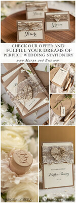 PLATZKARTEN / TISCHKARTEN  
 Spitze Romantische Spitzen-Hochzeitsplatzkarten in Braun und Elfenbein mit braunem Band, ökologische handgefertigte Hochzeitsstationery, elegante Namensschilder für Ihre Hochzeitstische, rustikale Karten.16