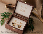 RINGTRÄGERBOXEN & KISSEN Epoxidharz Trauringe Box Personalisierte Ringbox für Hochzeitsringe, Holzringbox für Hochzeiten • rustikale Ringbox für Hochzeitsringe • echte Blumen in Harz Luxus-Ringbox6