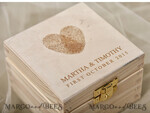 RINGTRÄGERBOXEN & KISSEN Epoxidharz Trauringe Box Personalisierte Hochzeitsringbox für 2 oder 3 Ringe, Holzhochzeitsringbox • rustikale Ringträgerbox • echte Blumen in Harz Luxus-Ringbox4