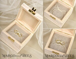 RINGTRÄGERBOXEN & KISSEN Epoxidharz Trauringe Box Personalisierte Ringbox für Eheringe, Holz-Ringbox • rustikale Ringträgerbox • echte Blumen in Harz Luxus-Ringbox5