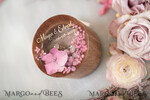 RINGTRÄGERBOXEN & KISSEN Epoxidharz Trauringe Box Personalisierte Hochzeitsbox für ihn und sie, gravierte Hochzeitsringbox • personalisierte rustikale Ringbox • echte Blumen in Epoxidharz Luxus-Ringbox23