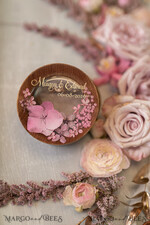 RINGTRÄGERBOXEN & KISSEN Epoxidharz Trauringe Box Personalisierte Hochzeitsbox für ihn und sie, gravierte Hochzeitsringbox • personalisierte rustikale Ringbox • echte Blumen in Epoxidharz Luxus-Ringbox23