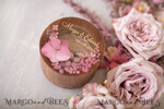 RINGTRÄGERBOXEN & KISSEN Epoxidharz Trauringe Box Personalisierte Hochzeitsbox für ihn und sie, gravierte Hochzeitsringbox • personalisierte rustikale Ringbox • echte Blumen in Epoxidharz Luxus-Ringbox23