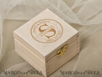 RINGTRÄGERBOXEN & KISSEN Epoxidharz Trauringe Box Personalisierte Hochzeitsringbox für 2 oder 3 Ringe, rustikale Glamour-Hochzeitsringbox • handgefertigte Ringträgerbox • luxuriöse Samt-Ringbox4