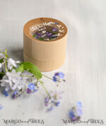RINGTRÄGERBOXEN & KISSEN Epoxidharz Trauringe Box Personalisierte Hochzeitsschmuckbox für 2 oder 3 Ringe, gravierte Schmuckbox • personalisierte rustikale Ringbox • echte Blumen in Epoxidharz Luxus-Ringbox10