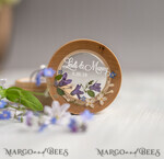 RINGTRÄGERBOXEN & KISSEN Epoxidharz Trauringe Box Personalisierte Hochzeitsschmuckbox für 2 oder 3 Ringe, gravierte Schmuckbox • personalisierte rustikale Ringbox • echte Blumen in Epoxidharz Luxus-Ringbox10