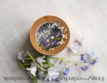 RINGTRÄGERBOXEN & KISSEN Epoxidharz Trauringe Box Personalisierte Hochzeitsschmuckbox für 2 oder 3 Ringe, gravierte Schmuckbox • personalisierte rustikale Ringbox • echte Blumen in Epoxidharz Luxus-Ringbox10