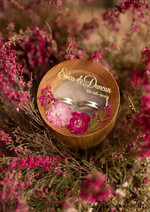 RINGTRÄGERBOXEN & KISSEN Epoxidharz Trauringe Box Personalisierte Hochzeitsringbox für 2 oder 3 Ringe, Holzringbox • rustikale Ringträgerbox • echte Blumen in Harz Luxusringbox15