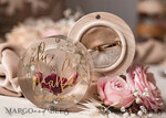 RINGTRÄGERBOXEN & KISSEN Epoxidharz Trauringe Box Epoxidharz- und Holzhochzeitsringbox für die Zeremonie, Boho-Epoxid-Hochzeitsringboxen für ihn und sie, transparente Epoxid-Doppelt-Ringbox für die Hochzeit, Holzharzblumen-Heiratsantragsringbox.16