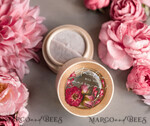 RINGTRÄGERBOXEN & KISSEN Epoxidharz Trauringe Box Luxuriöse Resin-Hochzeitsringbox, minimalistische gravierte echte Blumenringbox, personalisierte Epoxidbox mit nudevelours, rustikale maßgeschneiderte Ringbox.5