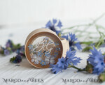 RINGTRÄGERBOXEN & KISSEN Epoxidharz Trauringe Box Individuelle Hochzeitsringbox für die Zeremonie, rustikale Glamour-Hochzeitsringbox • handgemachte Ringträgerbox • luxuriöse Samt-Ringbox8
