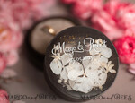 RINGTRÄGERBOXEN & KISSEN Epoxidharz Trauringe Box Elegante Epoxidharz-Hochzeitsringbox, personalisierte Harzringbox mit Gravur, minimalistische echte Blumen-Hochzeitsringbox mit Samt, rustikale Hochzeitsstationery5
