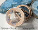 RINGTRÄGERBOXEN & KISSEN Epoxidharz Trauringe Box Elegante Epoxidharz Hochzeitsring Box, maßgeschneiderte Harzring Box mit Gravur, minimalistische Hochzeitsring Box mit echten Blumen und Samt, rustikale Hochzeitsstationery5