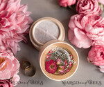 RINGTRÄGERBOXEN & KISSEN Epoxidharz Trauringe Box Luxus Harz Hochzeitsringbox, minimalistische gravierte echte Blumenringbox, personalisierte Epoxibox mit nackt Samt, rustikale maßgeschneiderte Ringbox Nikola drugie.7