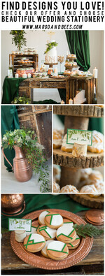 PLATZKARTEN / TISCHKARTEN  
 Rustikale Eco-Hochzeitsplatzkarten Zarte florale Hochzeitsplatzkarten, rustikale Hochzeitsnamensschilder mit grünem Druck, botanische Hochzeitsbegleitkarten, süßes Tischschild, bearbeitbares Textnamensschild.10