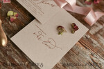 HOCHZEITS EINLADUNGEN blumig / Boho / Aquarell Hochzeitseinladungset elegant mit kalligraphischem Druck floralen pastellpfirsich37