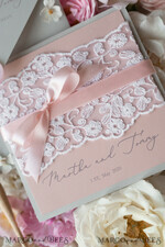 HOCHZEITS EINLADUNGEN vintage Spitze / rustikale Spitze Romantische Hochzeitseinladungen Vintage Spitze Personalisierte Einladung Hellgrau und Blush Pink39
