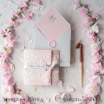 HOCHZEITS EINLADUNGEN vintage Spitze / rustikale Spitze Elegante Vintage Spitze Hochzeitskarten Romantische maßgeschneiderte graue Hochzeitskarten Glamour rosa Hochzeits Einladung Suite Pocket Hochzeits Einladungen37