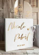 FOTOALBUM/ FOTOBOX Polaroid-Fotoalbum mit Schreibfläche Samt Polaroid-Fotoalbum mit Schreibfläche, Hochzeitsalbum Samt mit Spiegel-Goldschriftzug, personalisiertes Foto-Gästebuch, Instax-Hochzeitsbuch, Fotoautomaten-Album9