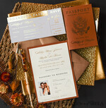 HOCHZEITS EINLADUNGEN Pass zur Liebe / Strandhochzeits-Einladungen Terracotta Gold Passanmeldung Hochzeits Einladung, Hochzeitskarten Boarding Pass, Reisepass Hochzeits Einladungen im Ausland, Hochzeits Einladungen für Destinationen, Reisekarten Hochzeitsstationery11