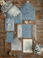 HOCHZEITS EINLADUNGEN Pass zur Liebe / Strandhochzeits-Einladungen Strandstaubige blaue Hochzeitseinladungen Vellum-Verpackung Hochzeitseinladungen mit Seepferdchen Wachssiegel Hochzeitskarten7