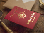 HOCHZEITS EINLADUNGEN Pass zur Liebe / Strandhochzeits-Einladungen Reisepass Hochzeitsinvitationen Suite Gold Hochzeitskarten Flugticket Hochzeitskarten6