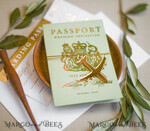 HOCHZEITS EINLADUNGEN Pass zur Liebe / Strandhochzeits-Einladungen Salbeigrün Toskana Reisepass Hochzeits Einladung, Goldene Flugzeug Hochzeitskarten Boarding Pass, Griechenland Reisepass Hochzeits Einladungen im Ausland, Hochzeits Einladungen für Zielorte, Reisekarten Hochzeitsstationery16