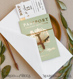HOCHZEITS EINLADUNGEN Pass zur Liebe / Strandhochzeits-Einladungen Salbeigrün Toskana Reisepass Hochzeits Einladung, Goldene Flugzeug Hochzeitskarten Boarding Pass, Griechenland Reisepass Hochzeits Einladungen im Ausland, Hochzeits Einladungen für Zielorte, Reisekarten Hochzeitsstationery16